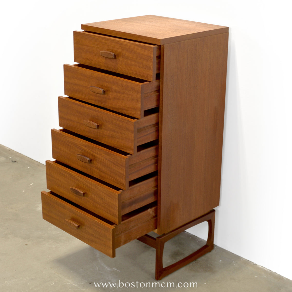 G-Plan “Quadrille” 6 Drawer Tall Dresser - #A2326