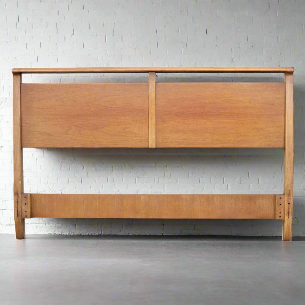 Drexel Furniture "Profile" Full Size Walnut Headboard