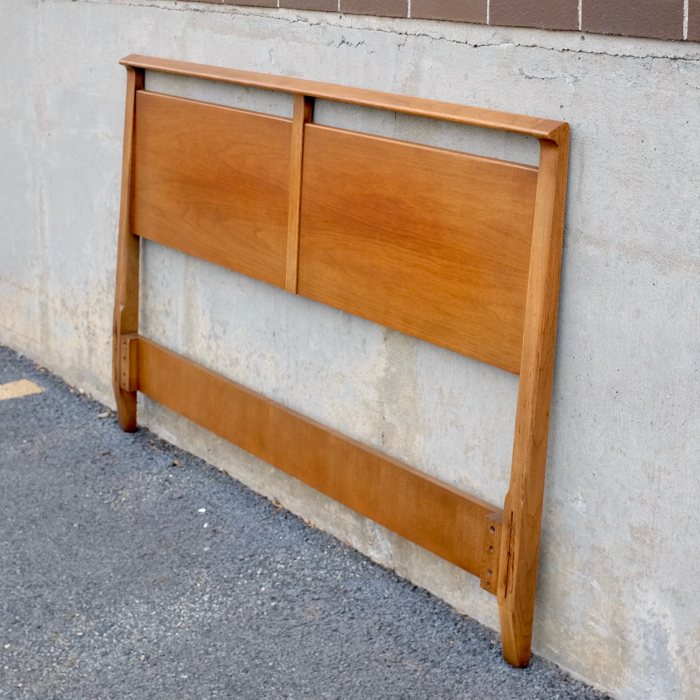 Drexel Furniture "Profile" Full Size Walnut Headboard