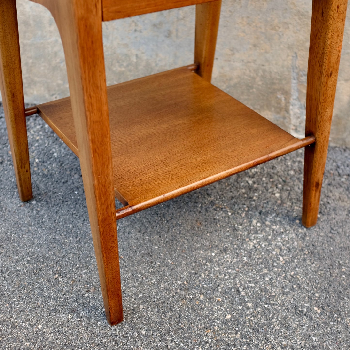 Drexel Furniture "Profile" Walnut Nightstand