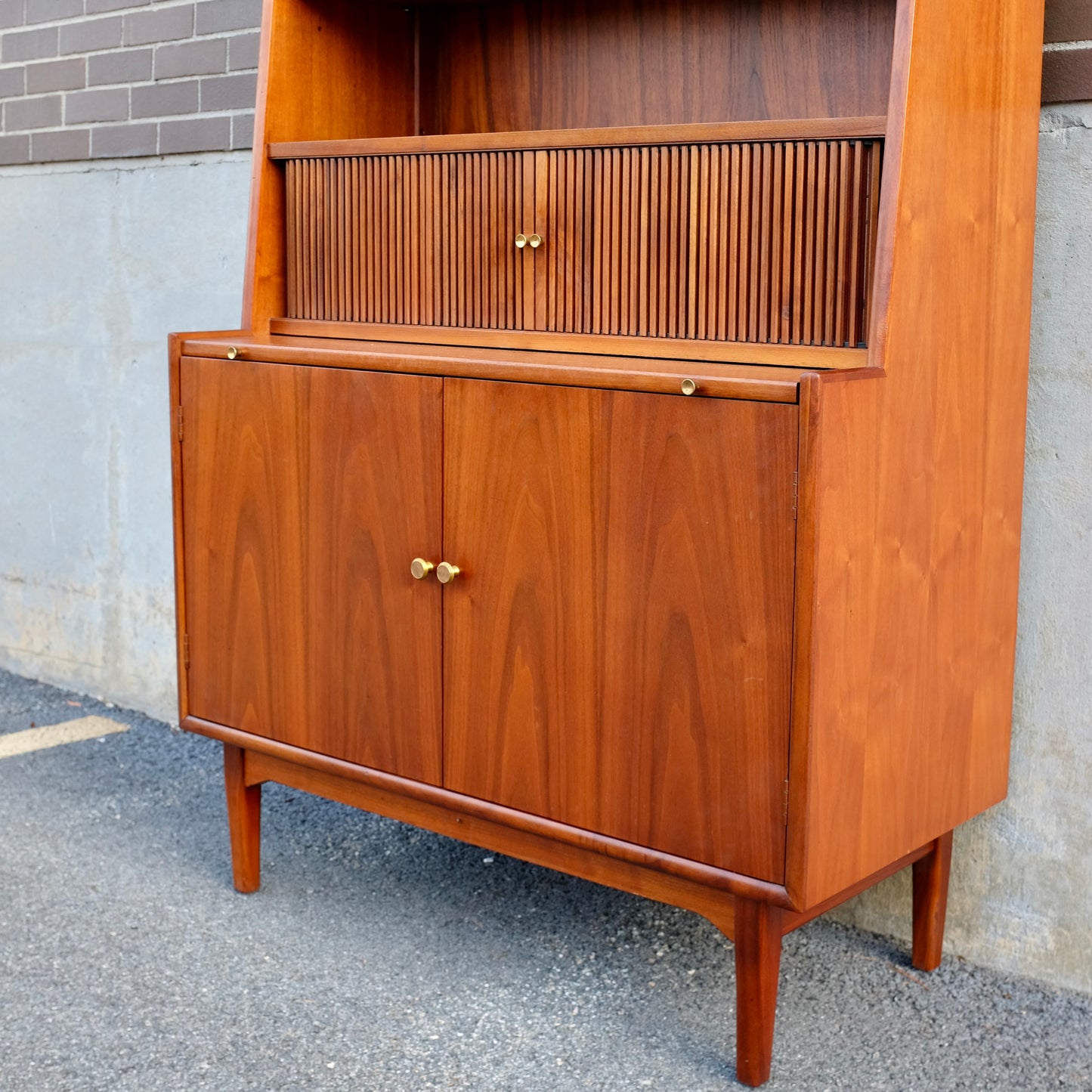 Drexel Furniture "Declaration" Secretary Desk & Bookcase with Stereo Console