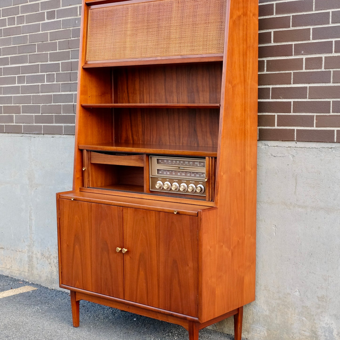 Drexel Furniture "Declaration" Secretary Desk & Bookcase with Stereo Console