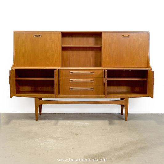 G-Plan Furniture British Teak Highboard / Dry Bar - #A2329