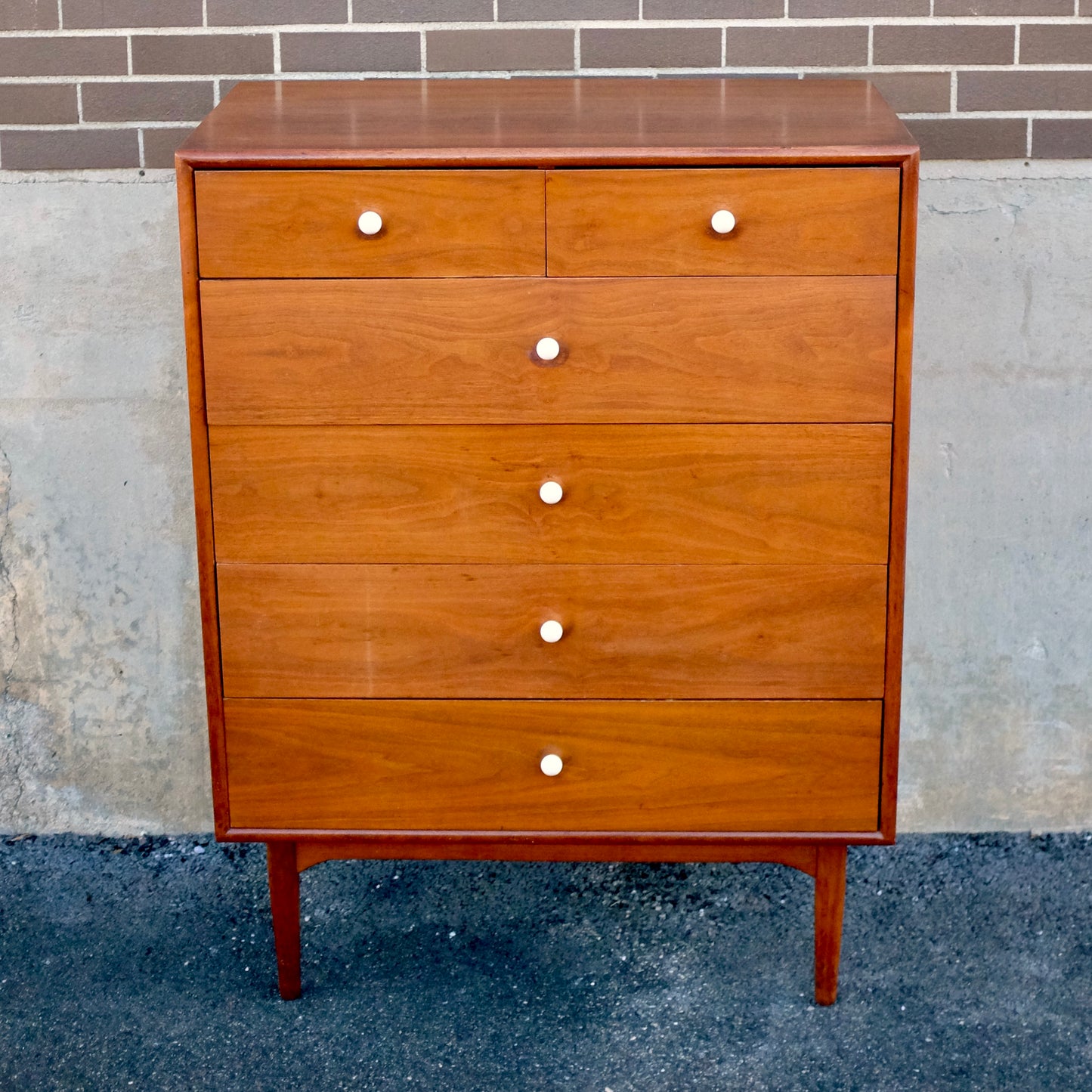 Drexel Furniture "Declaration" Walnut Tall Dresser