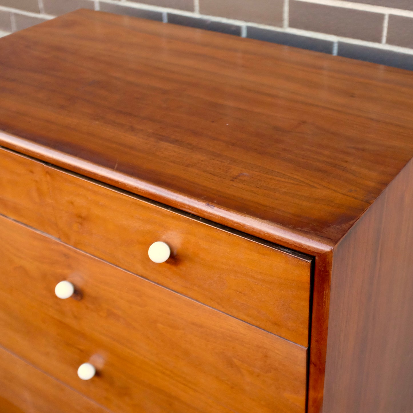 Drexel Furniture "Declaration" Walnut Tall Dresser