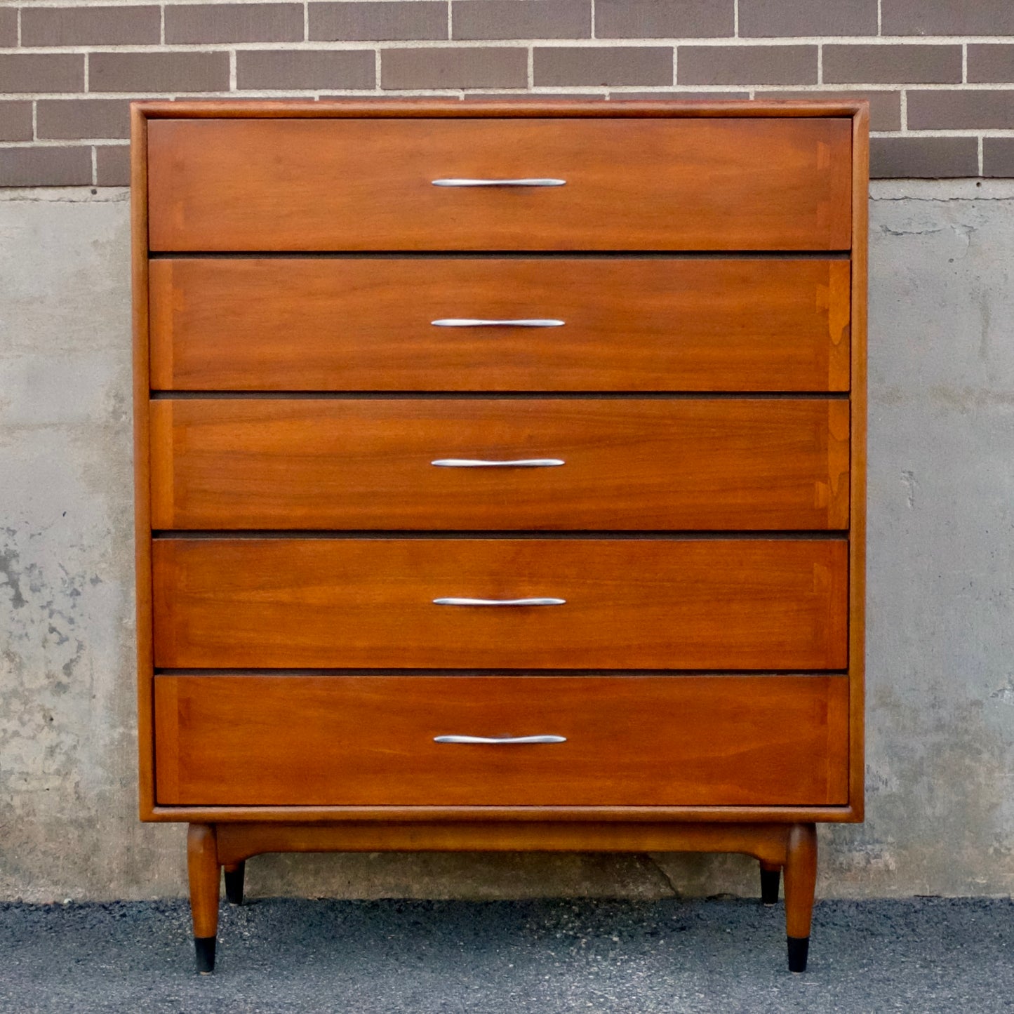Lane Furniture "Acclaim" Tall Walnut & Ash Dresser