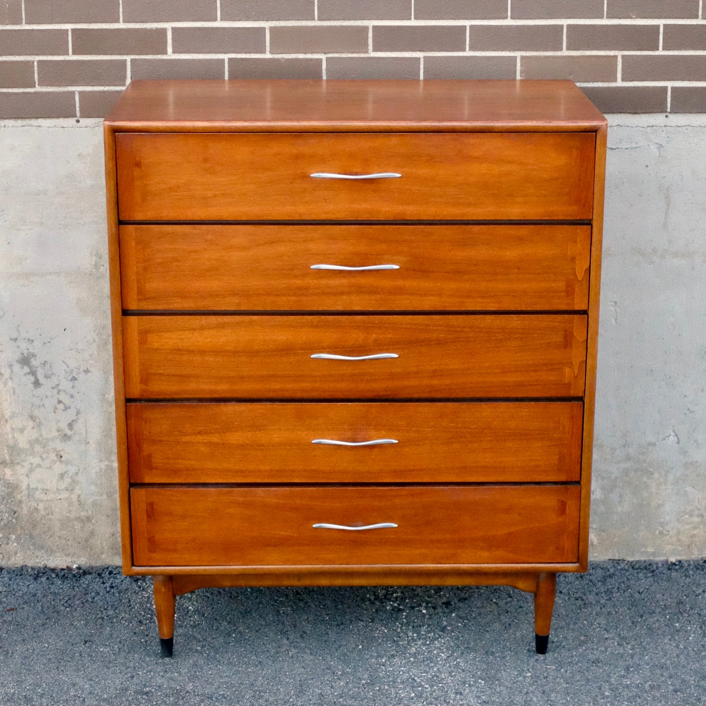 Lane Furniture "Acclaim" Tall Walnut & Ash Dresser