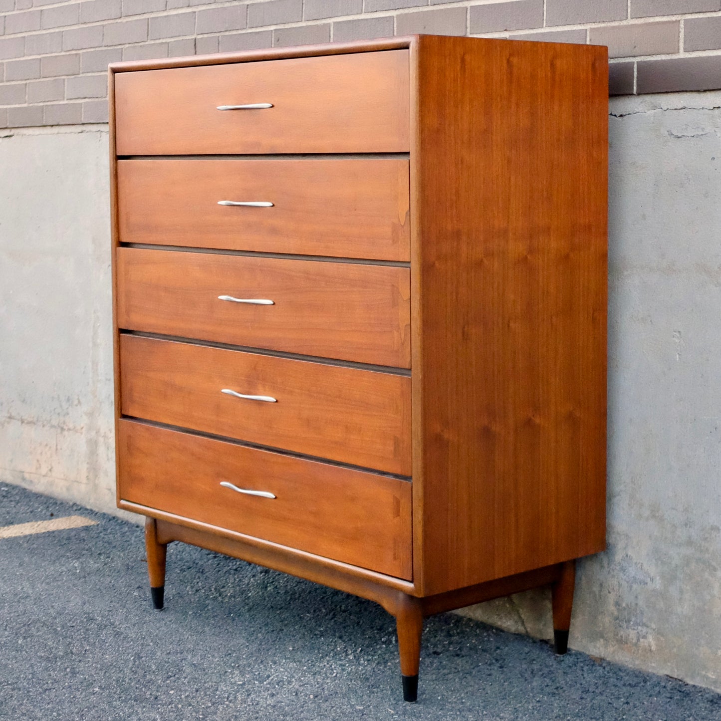 Lane Furniture "Acclaim" Tall Walnut & Ash Dresser