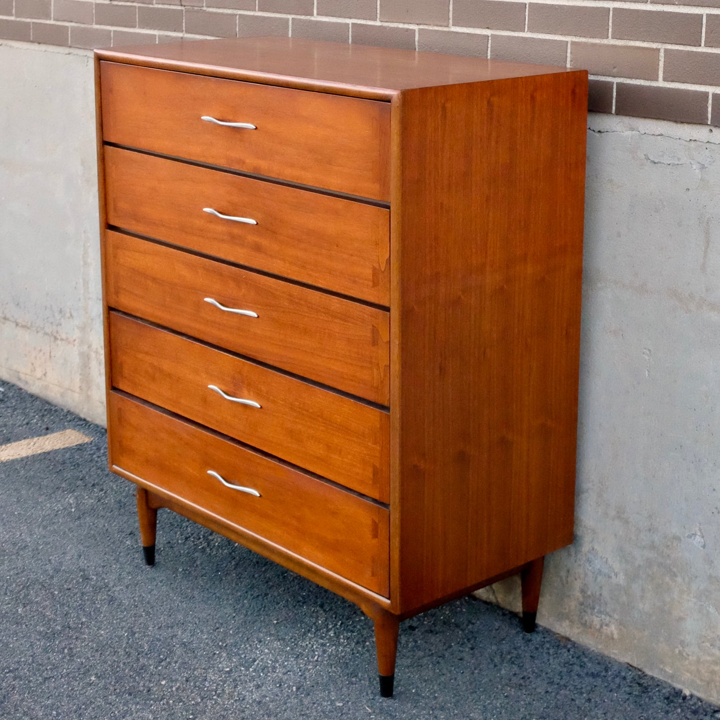Lane Furniture "Acclaim" Tall Walnut & Ash Dresser
