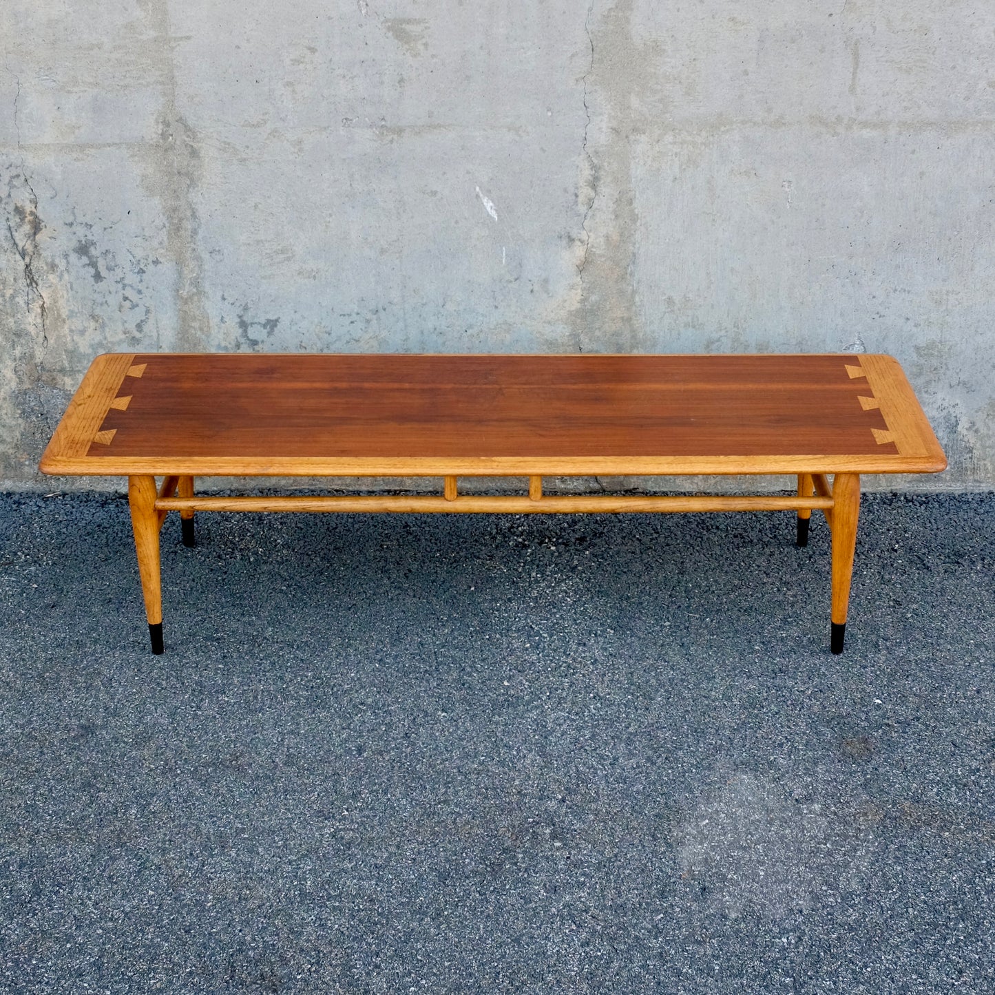 Lane Furniture "Acclaim" Walnut and Ash Coffee Table