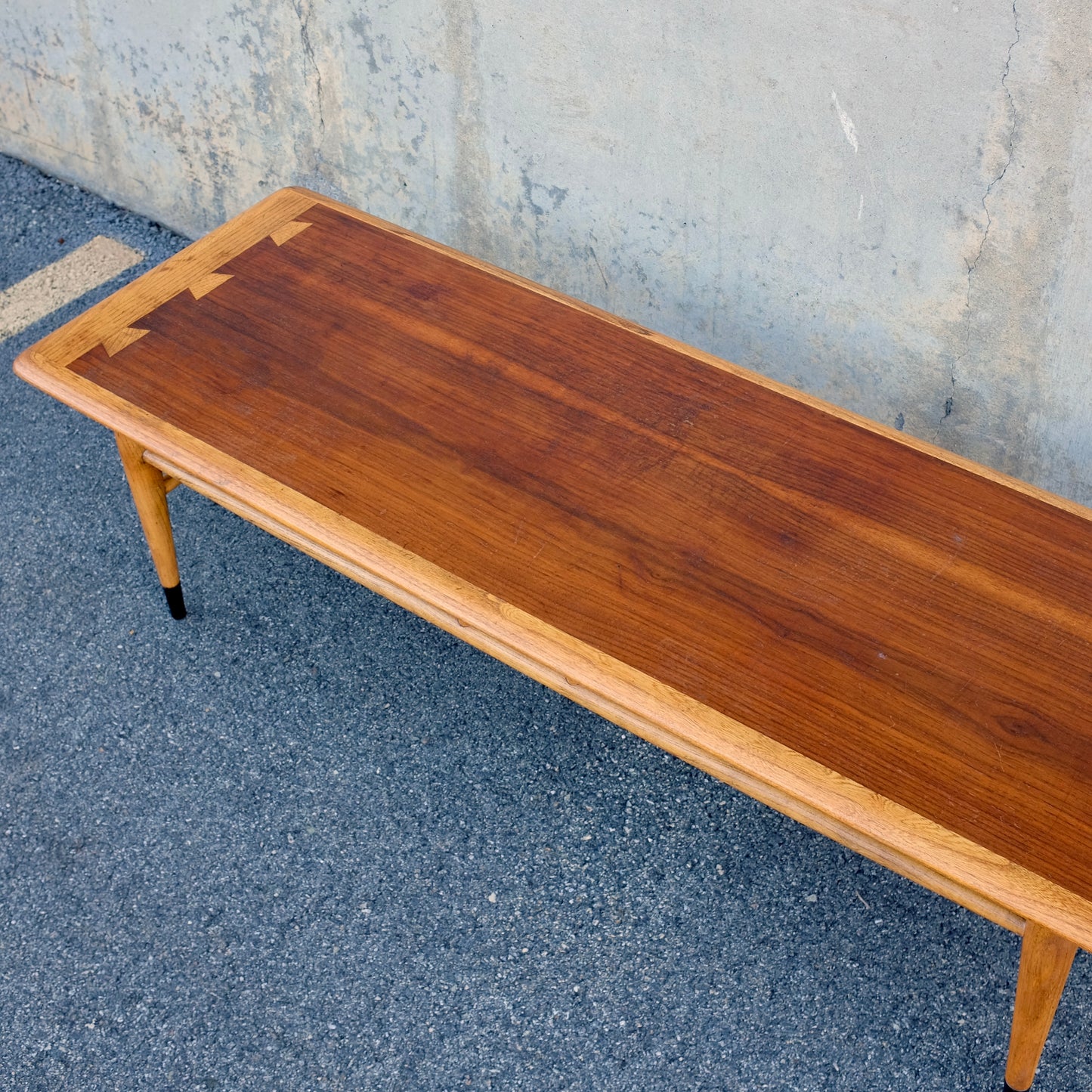 Lane Furniture "Acclaim" Walnut and Ash Coffee Table