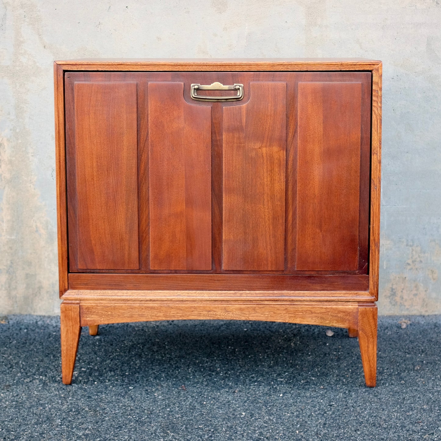 Lane Furniture Walnut Record Cabinet