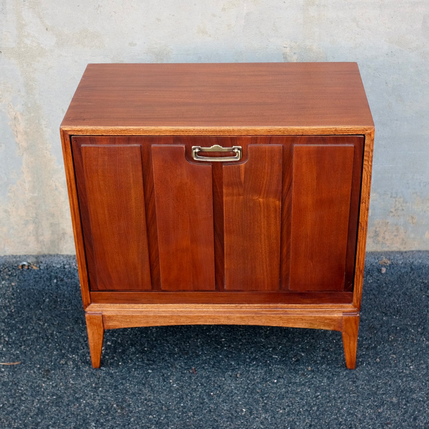 Lane Furniture Walnut Record Cabinet
