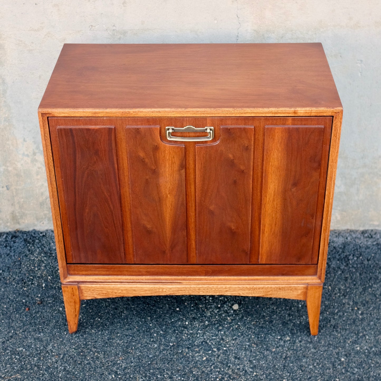 Lane Furniture Walnut Record Cabinet
