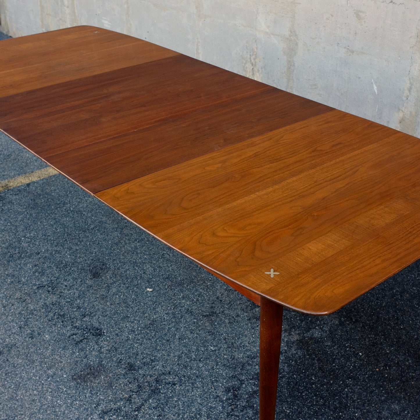American of Martinsville "Accord" Walnut Dining Table