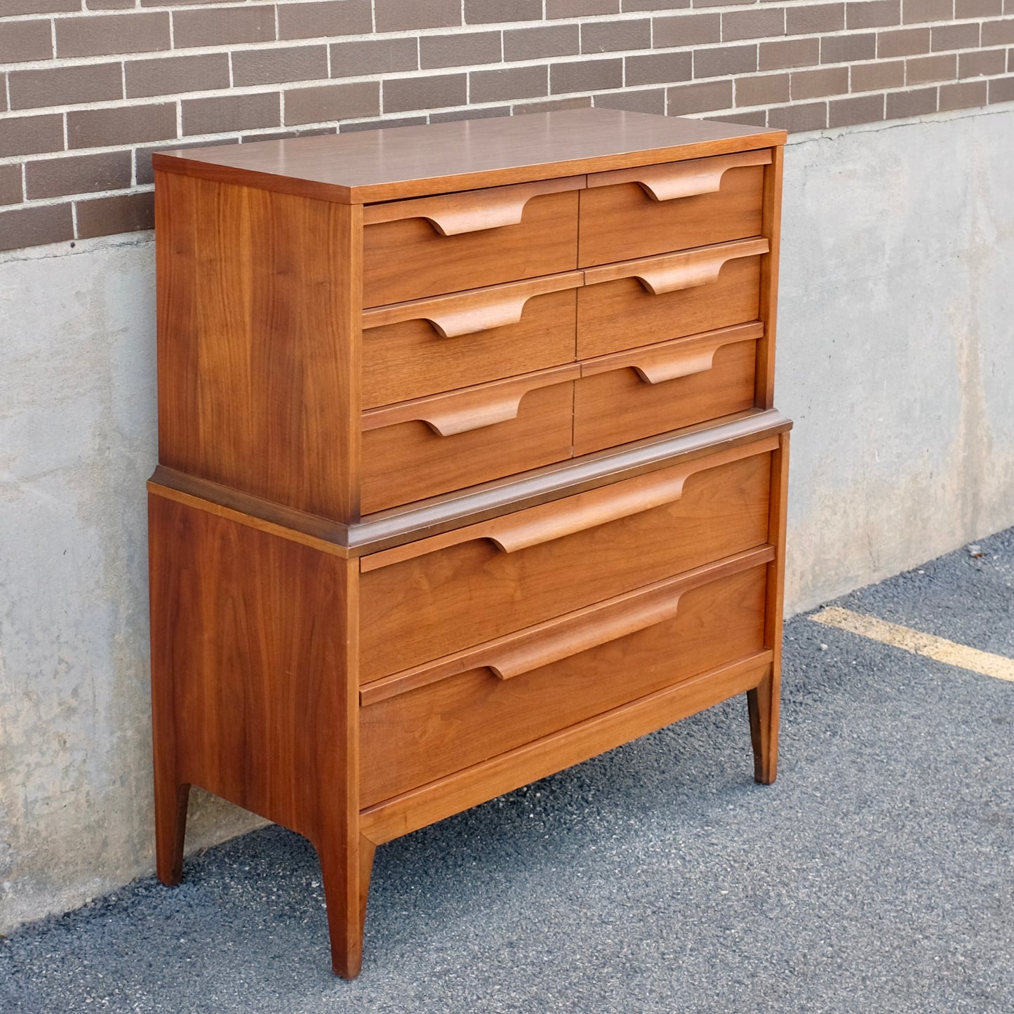 Johnson Carper Walnut & Laminate Dresser