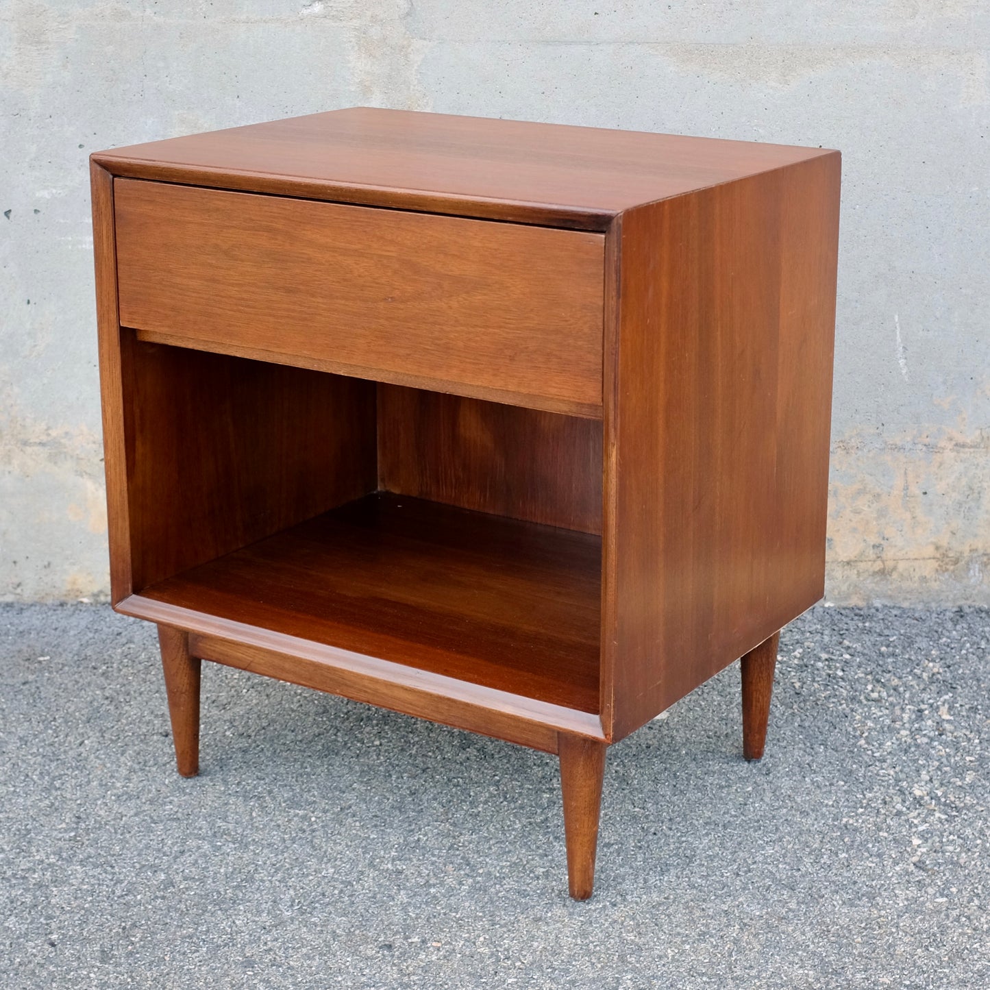 R-Way Furniture Walnut Nightstand