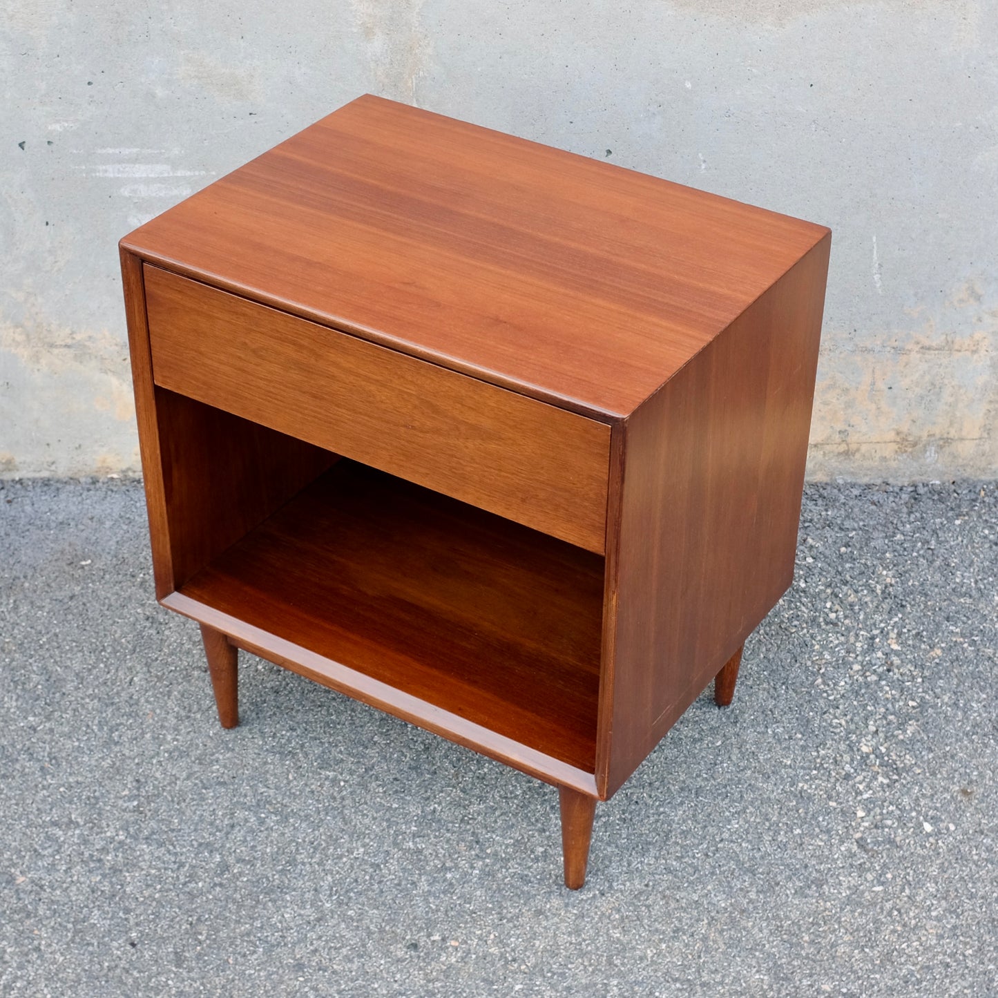 R-Way Furniture Walnut Nightstand