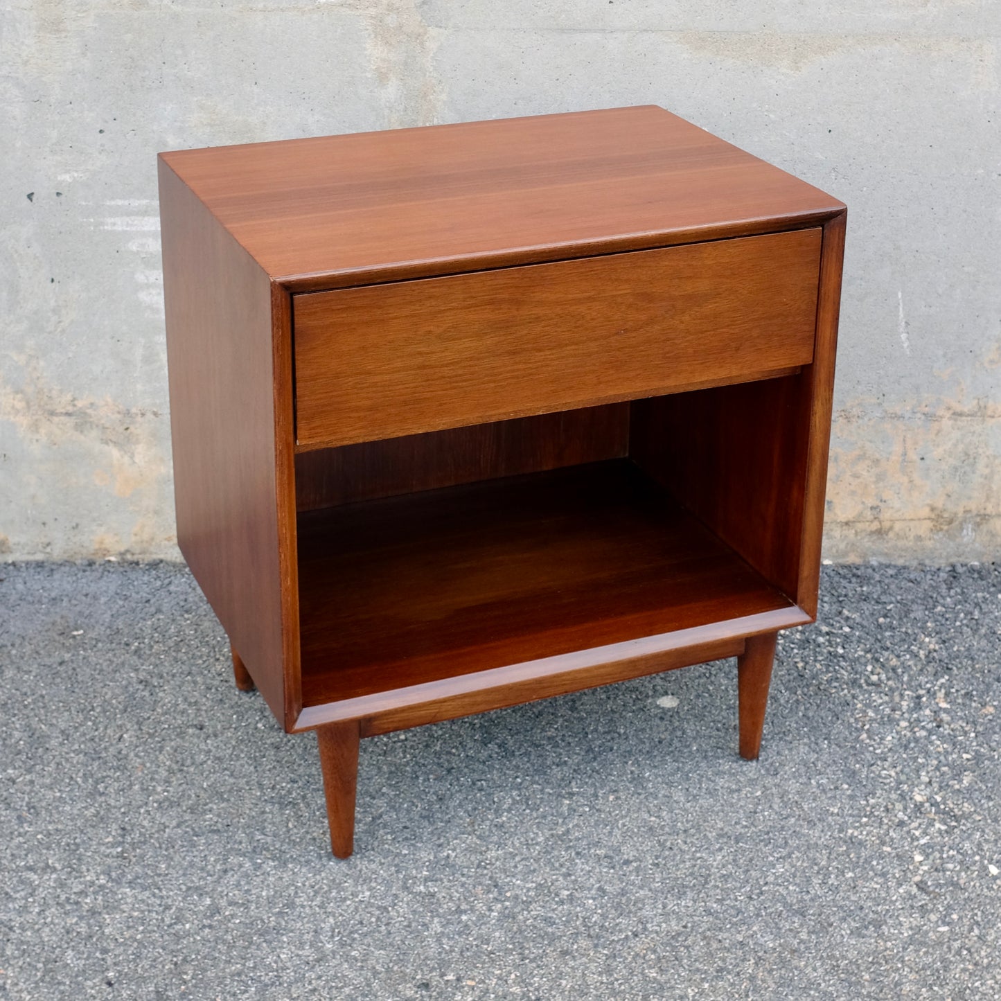 R-Way Furniture Walnut Nightstand
