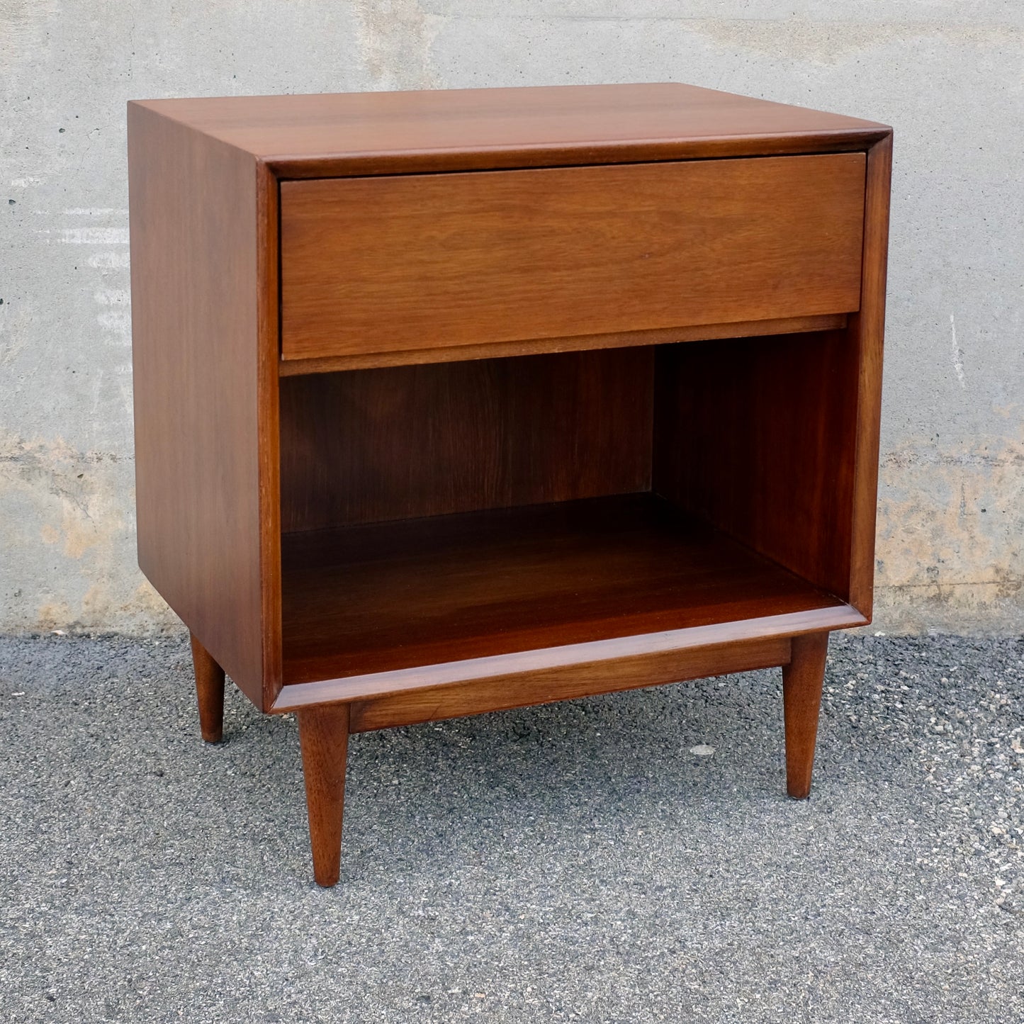 R-Way Furniture Walnut Nightstand