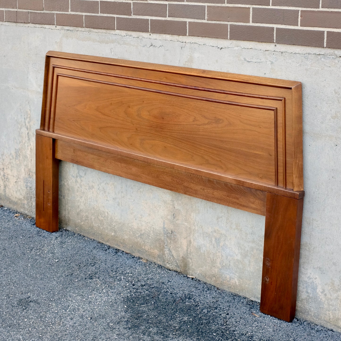 American of Martinsville "Harlequin" Walnut Queen Headboard