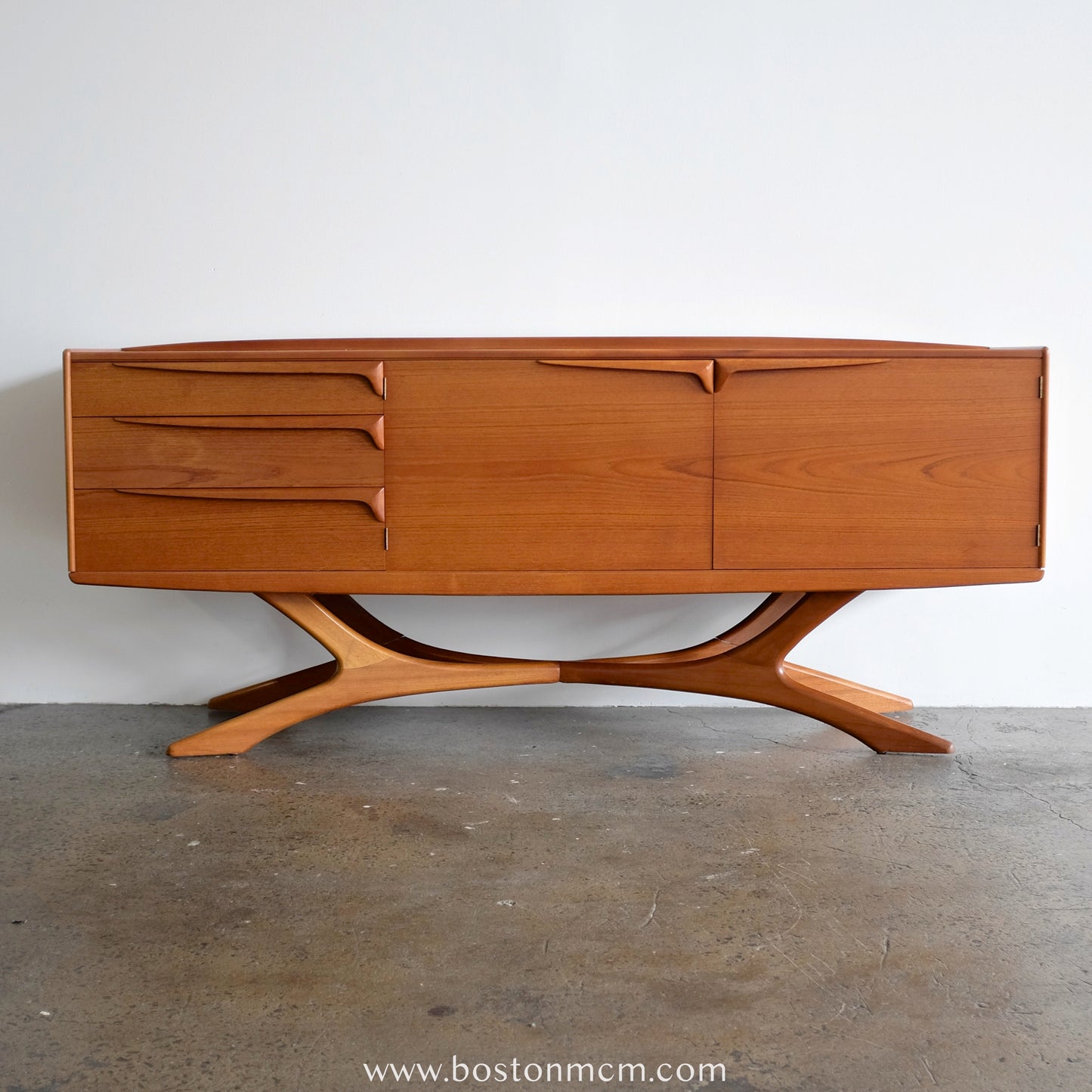 Beithcraft Teak Credenza Designed by Val Rossi