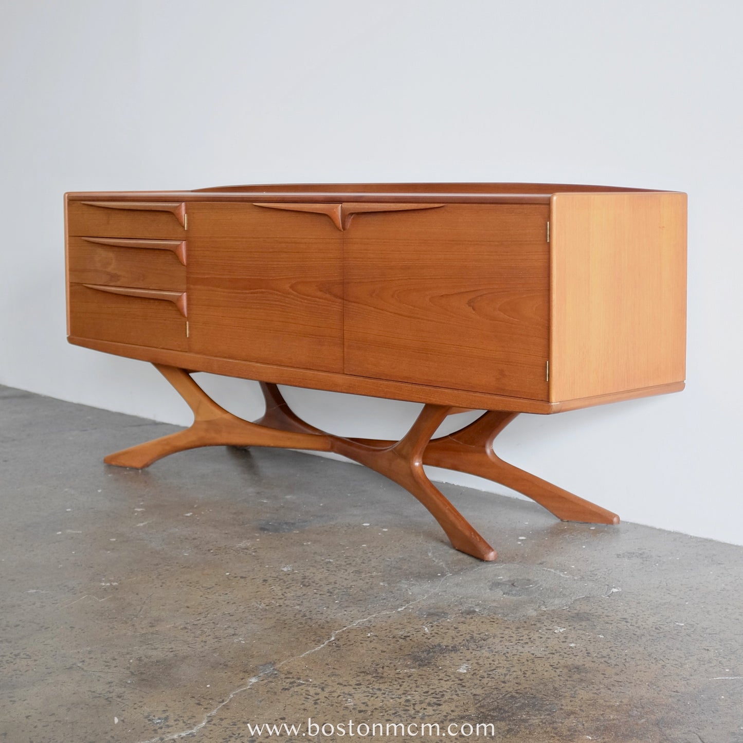 Beithcraft Teak Credenza Designed by Val Rossi