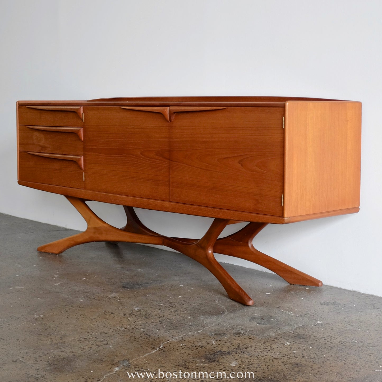 Beithcraft Teak Credenza Designed by Val Rossi