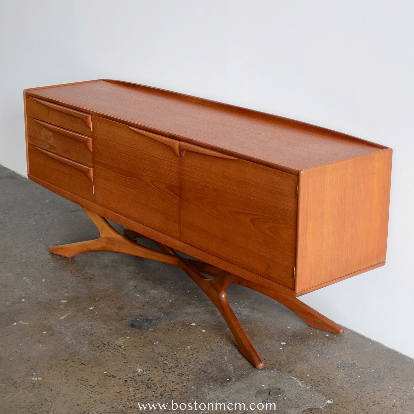 Beithcraft Teak Credenza Designed by Val Rossi
