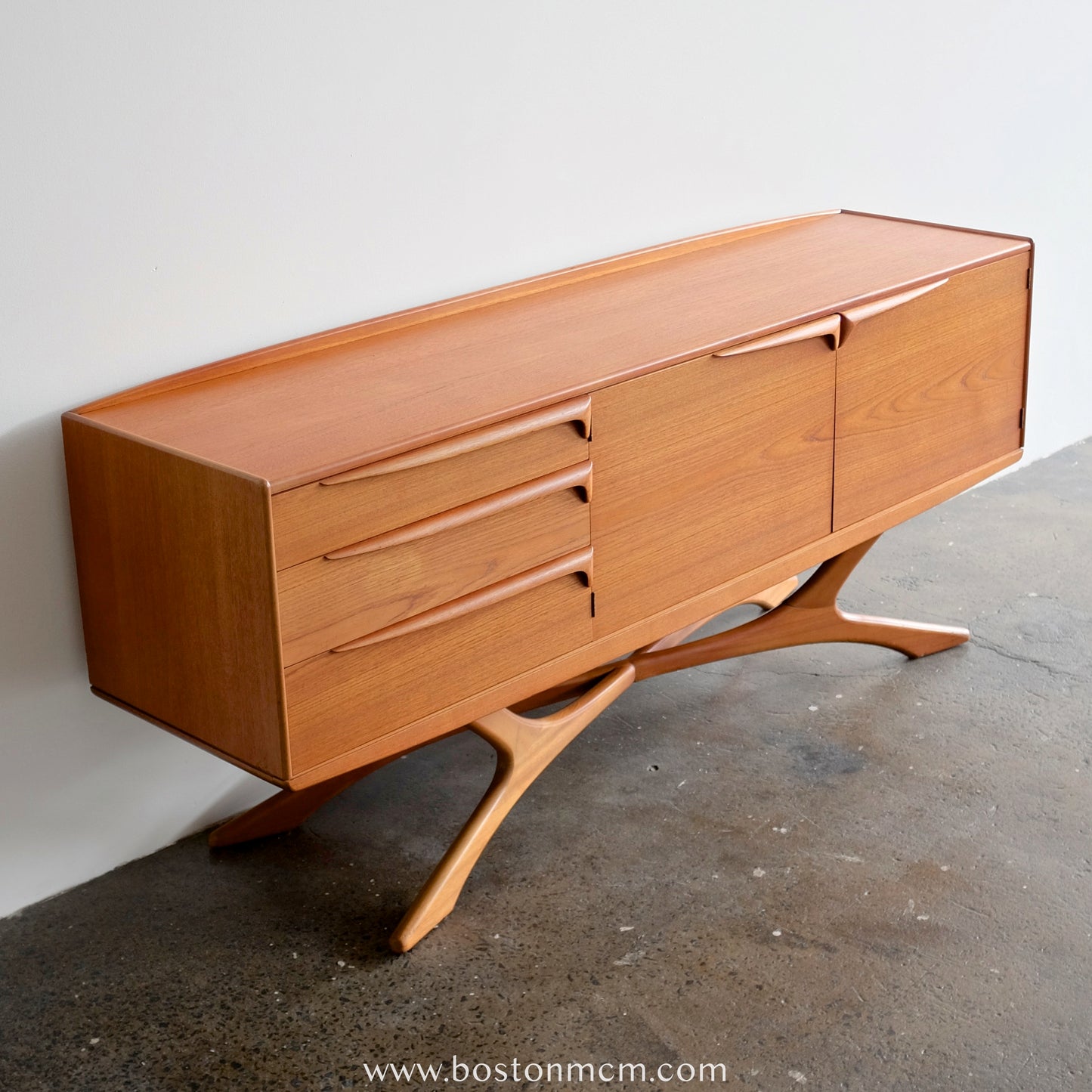 Beithcraft Teak Credenza Designed by Val Rossi