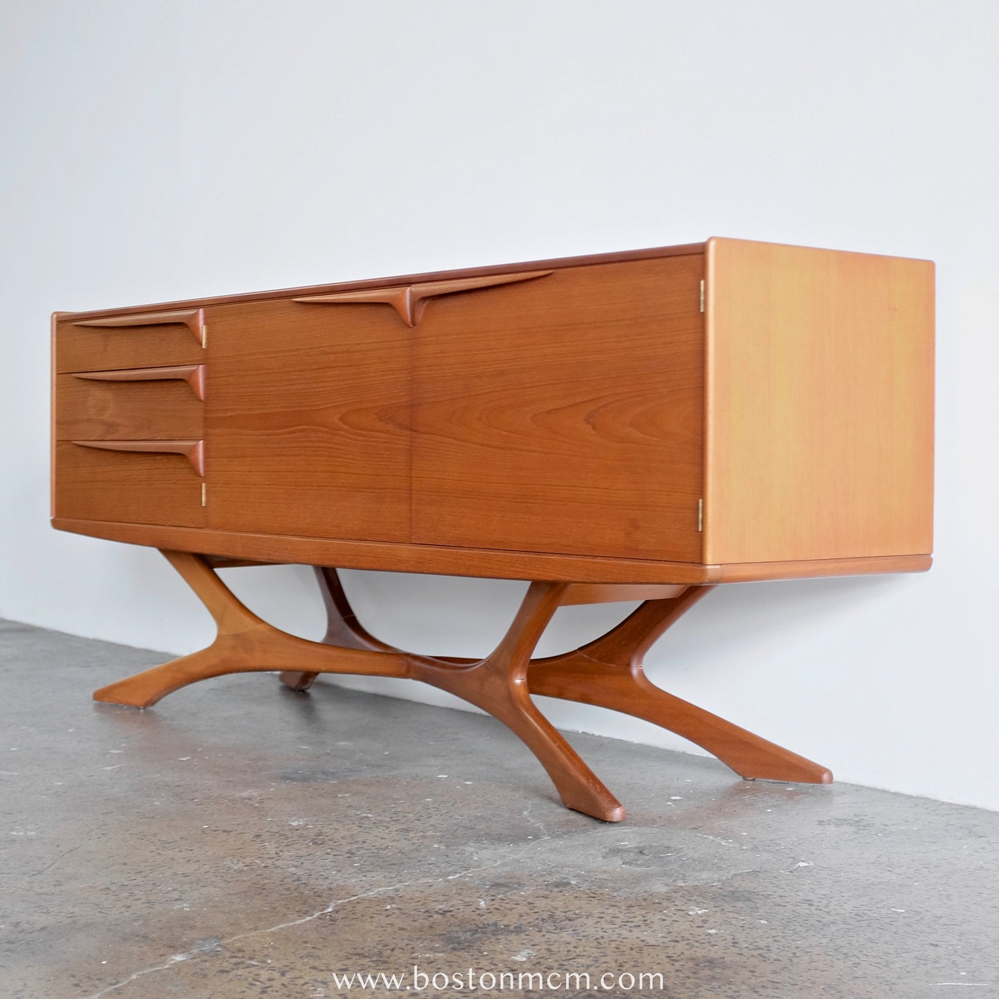 Beithcraft Teak Credenza Designed by Val Rossi