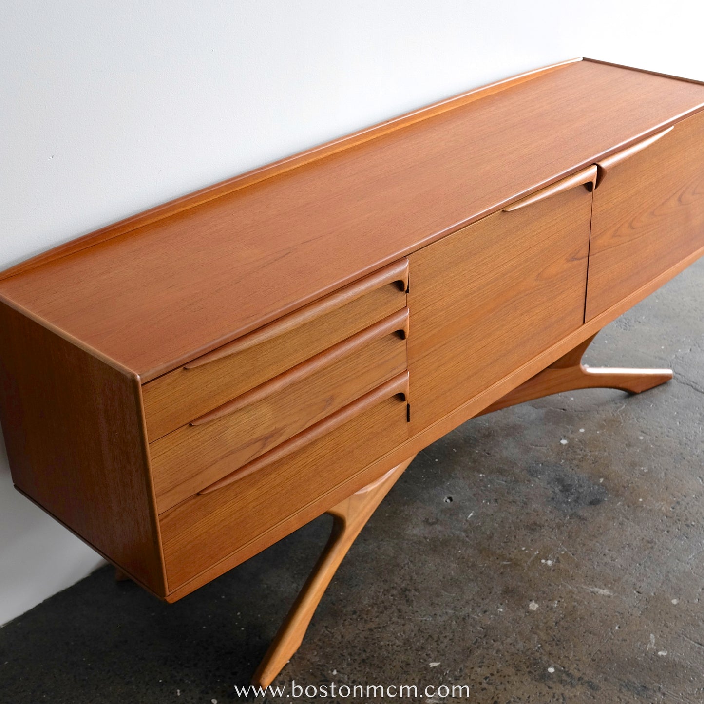 Beithcraft Teak Credenza Designed by Val Rossi