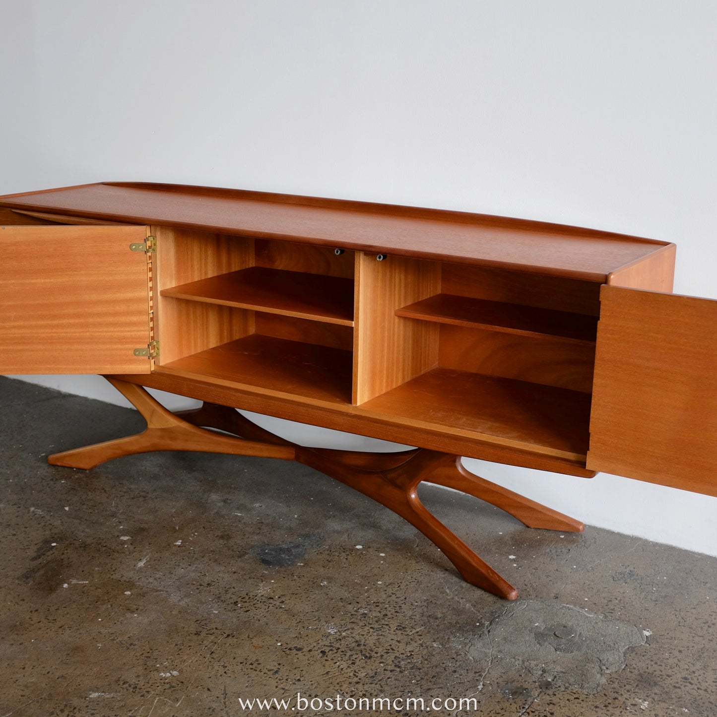 Beithcraft Teak Credenza Designed by Val Rossi
