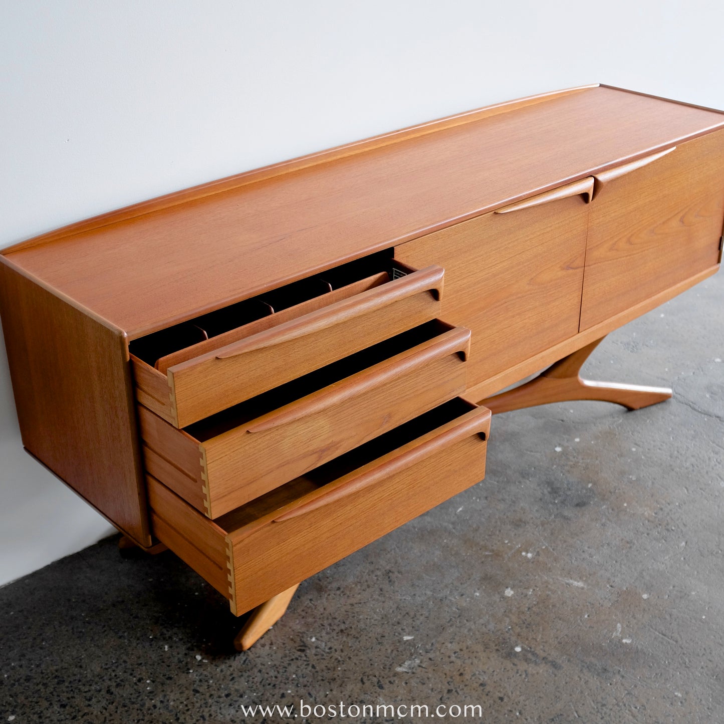 Beithcraft Teak Credenza Designed by Val Rossi