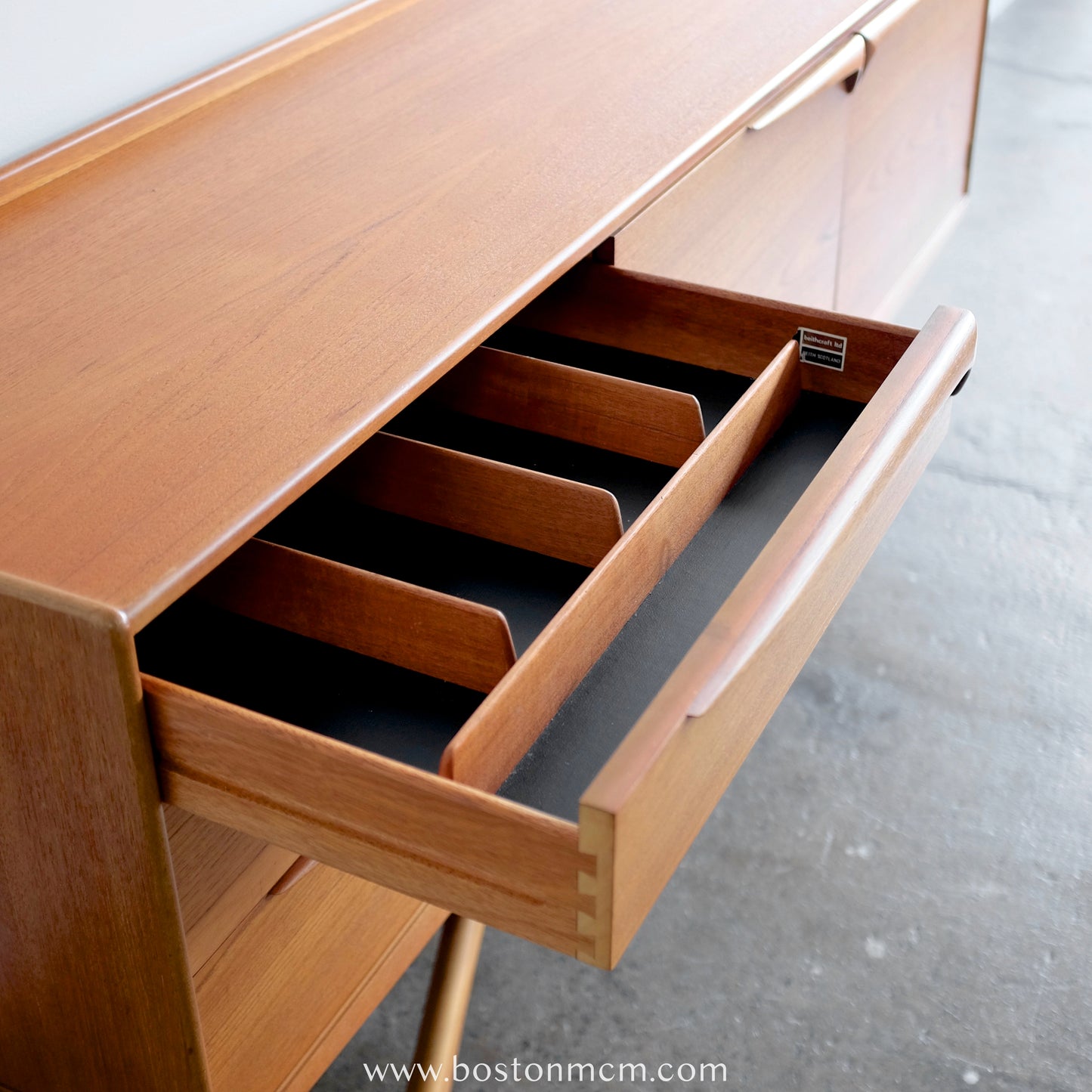 Beithcraft Teak Credenza Designed by Val Rossi