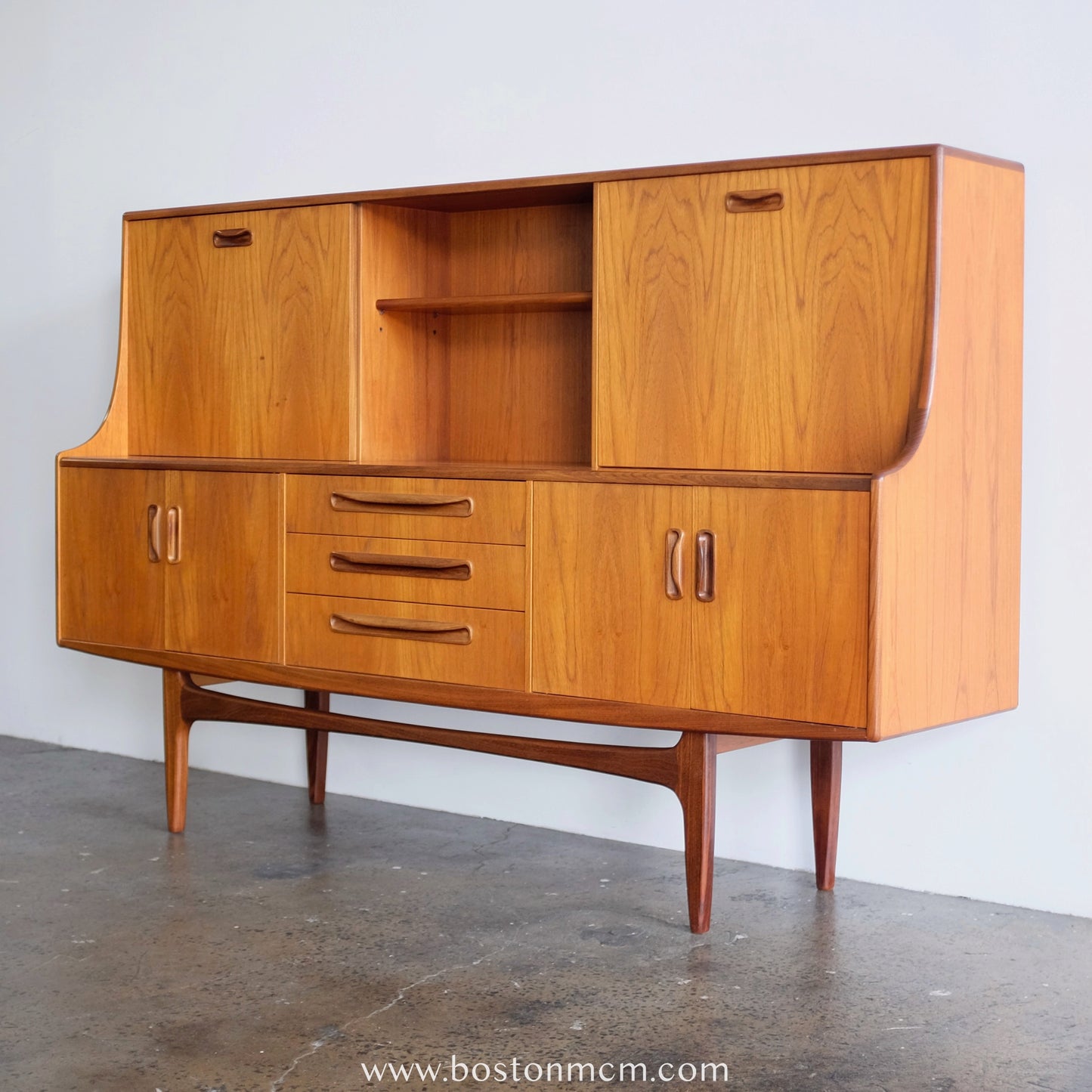 G-Plan "Fresco" Teak Tall Sideboard Designed by V.B. Wilkins