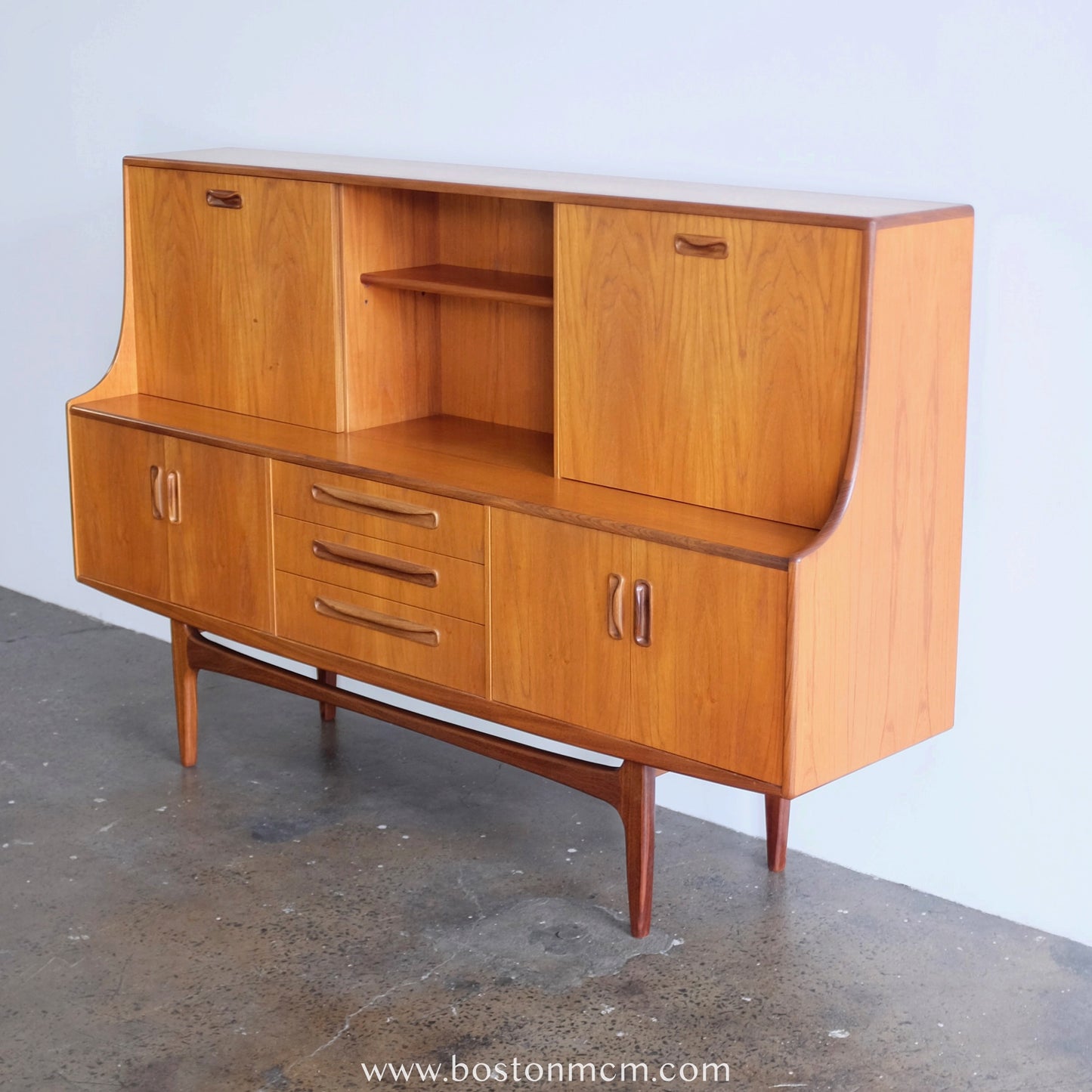 G-Plan "Fresco" Teak Tall Sideboard Designed by V.B. Wilkins