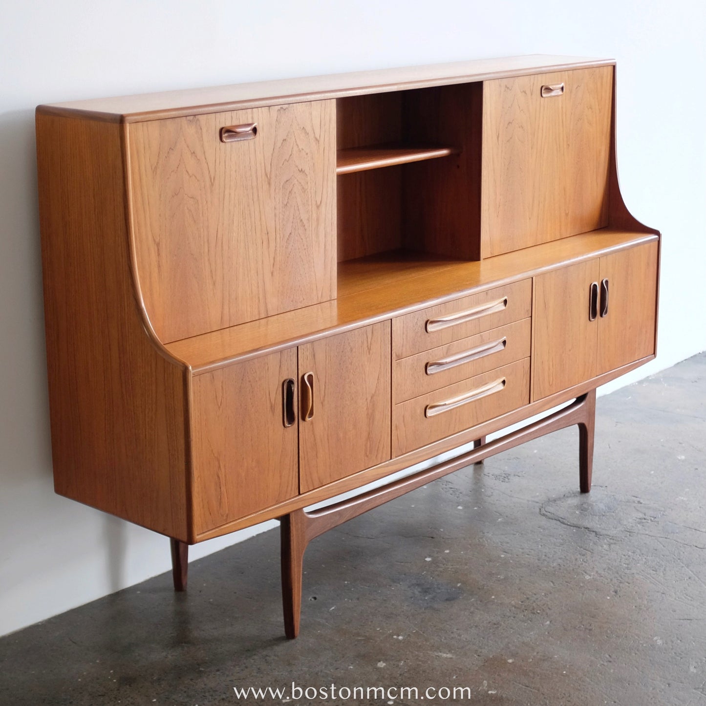 G-Plan "Fresco" Teak Tall Sideboard Designed by V.B. Wilkins
