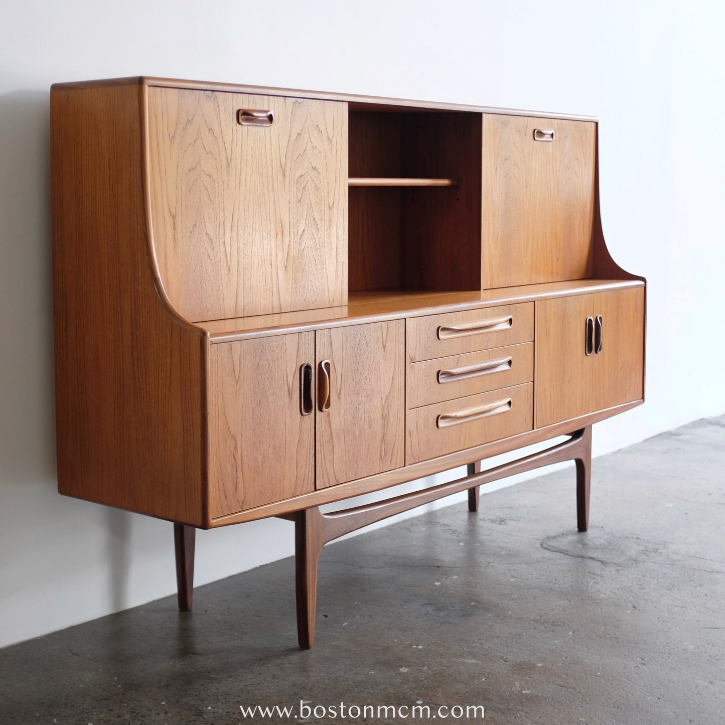 G-Plan "Fresco" Teak Tall Sideboard Designed by V.B. Wilkins