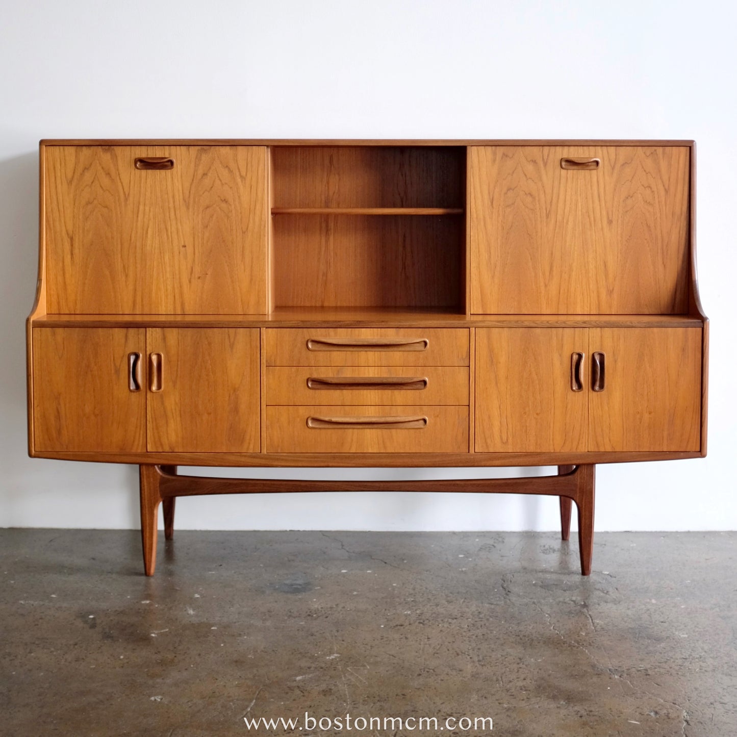 G-Plan "Fresco" Teak Tall Sideboard Designed by V.B. Wilkins