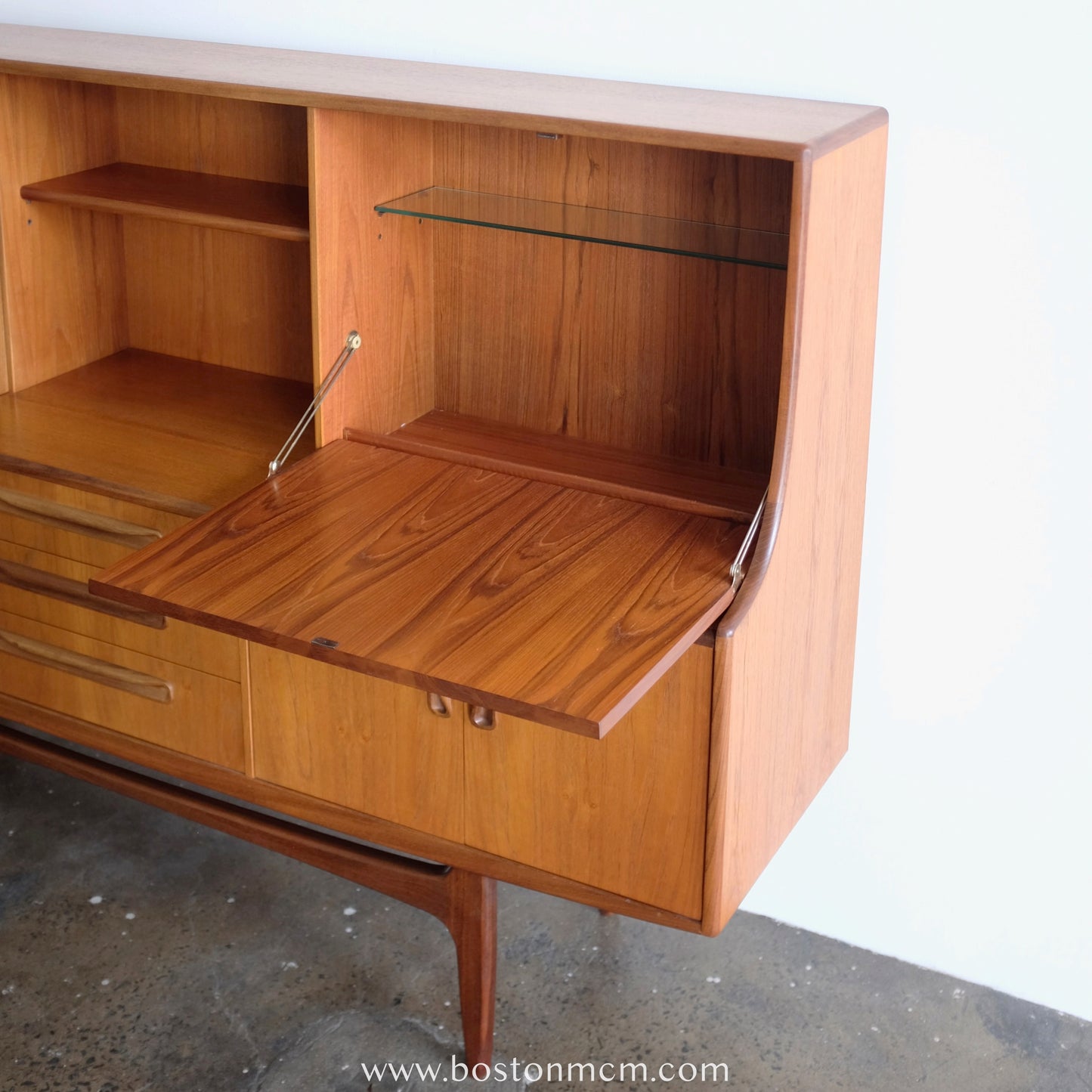G-Plan "Fresco" Teak Tall Sideboard Designed by V.B. Wilkins