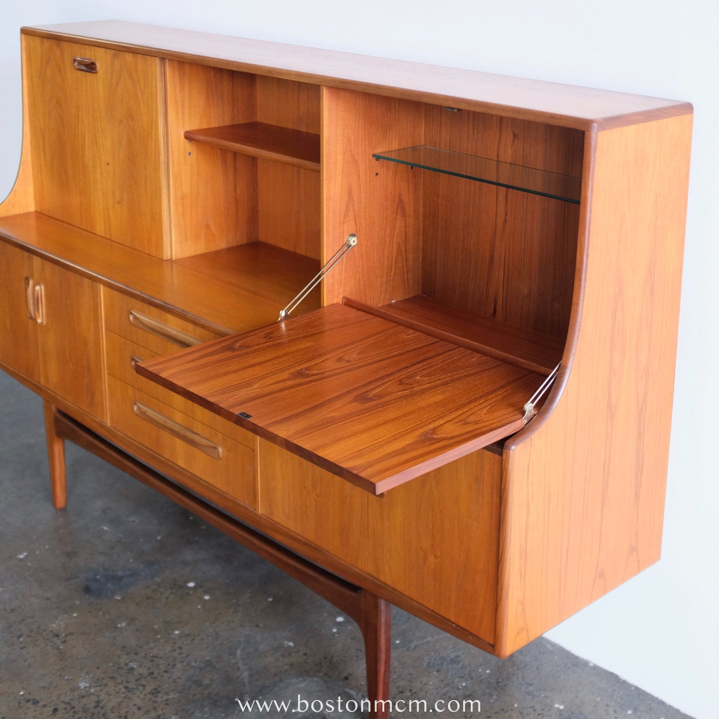 G-Plan "Fresco" Teak Tall Sideboard Designed by V.B. Wilkins