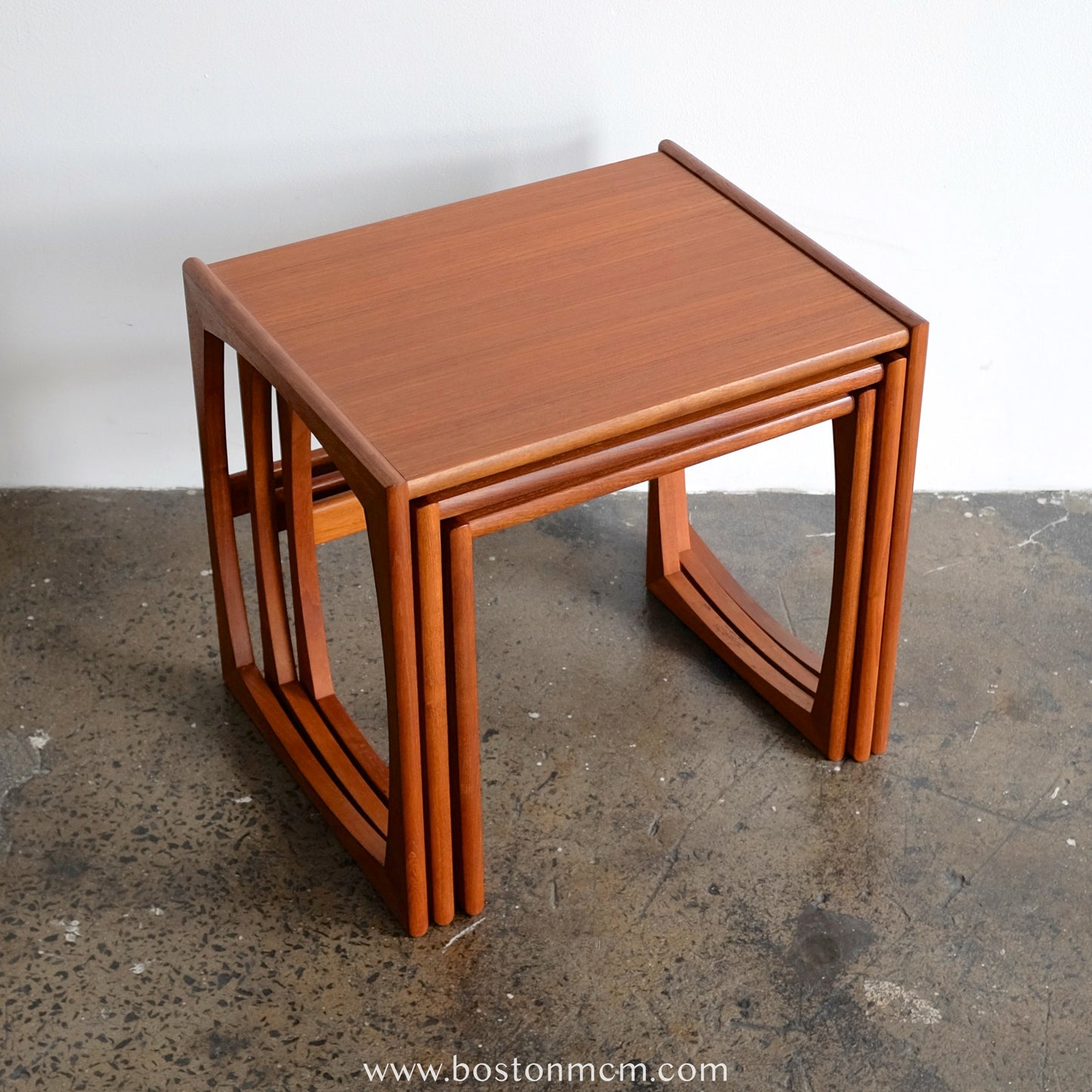 G-Plan "Quadrille" Set of 3 Teak Nesting Tables