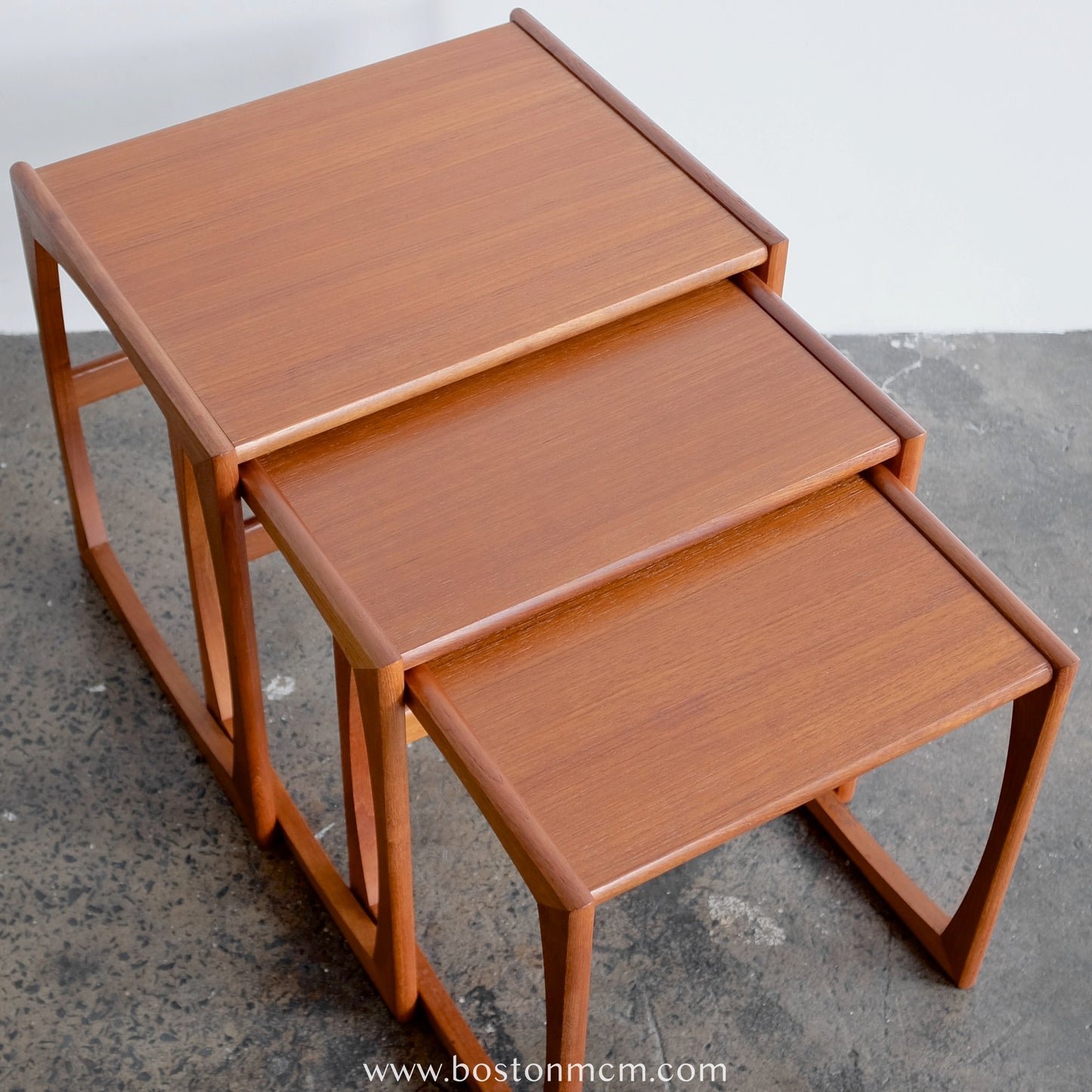 G-Plan "Quadrille" Set of 3 Teak Nesting Tables