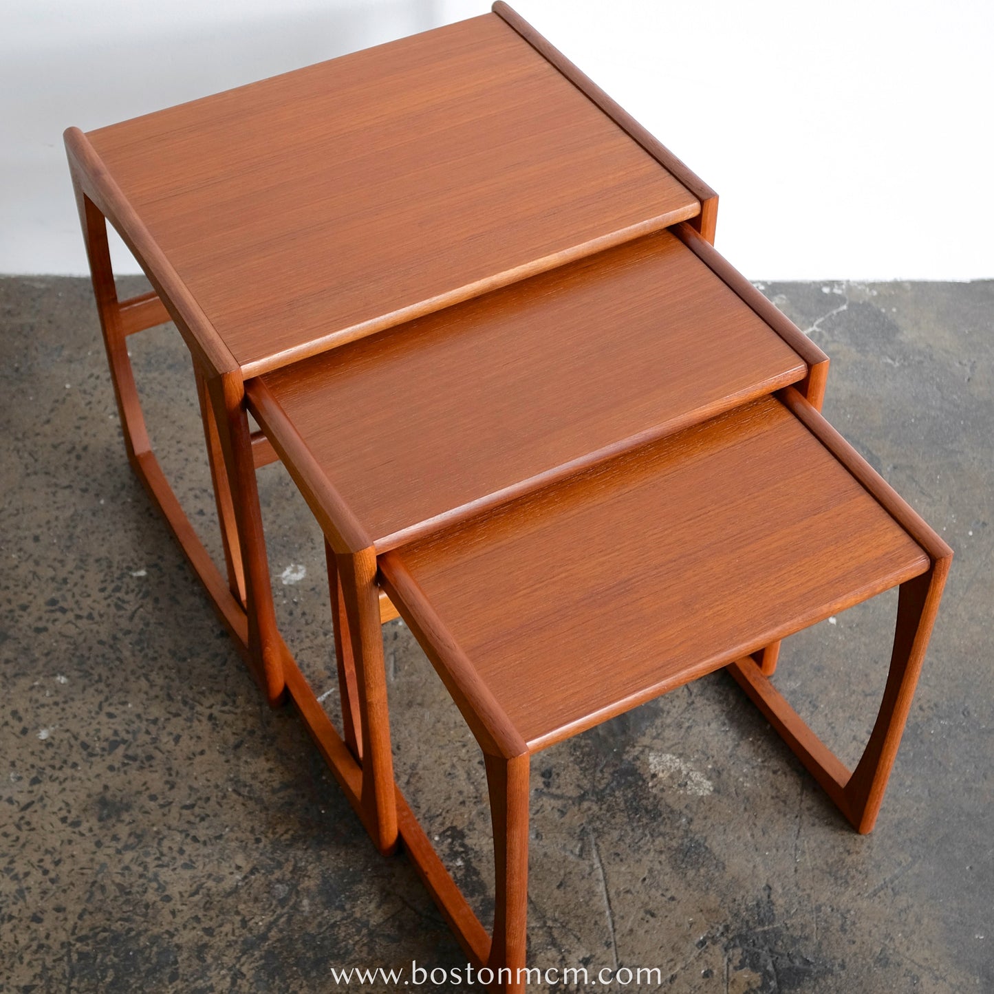 G-Plan "Quadrille" Set of 3 Teak Nesting Tables