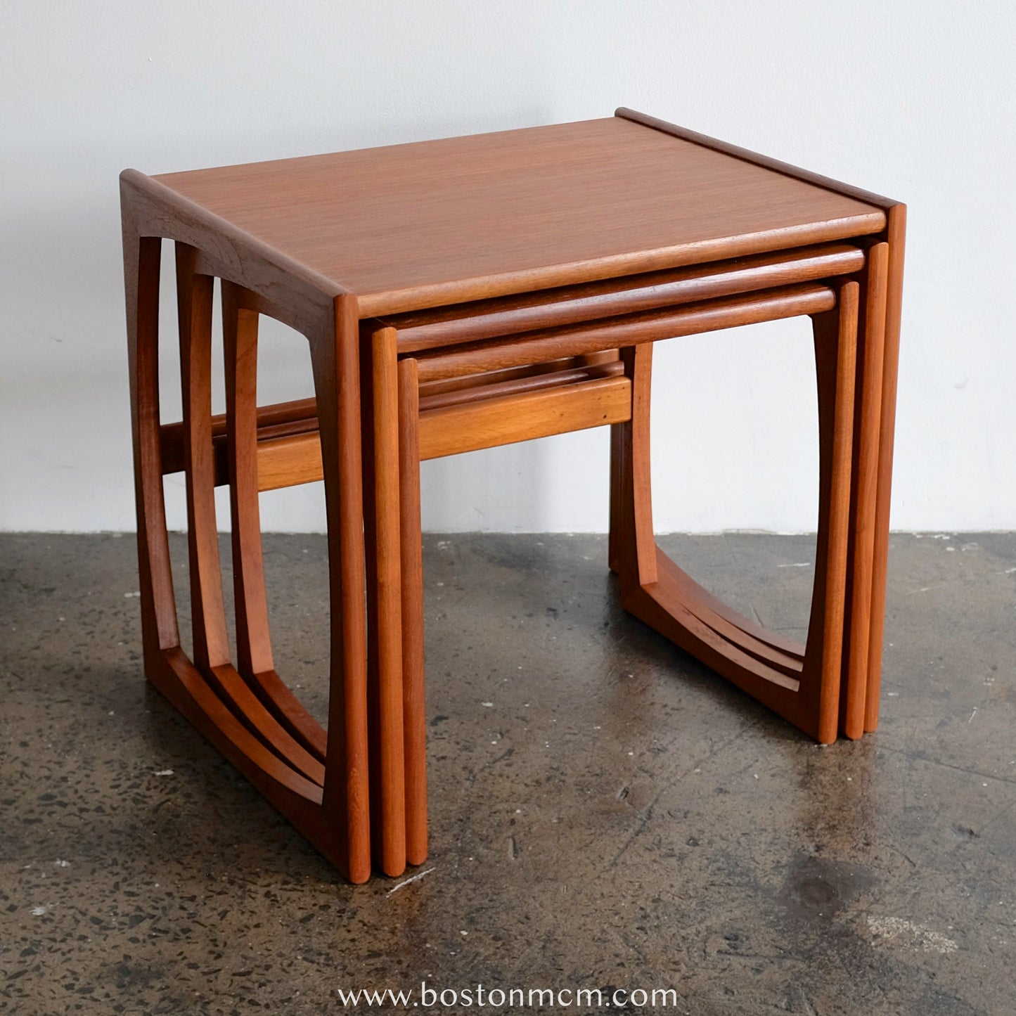 G-Plan "Quadrille" Set of 3 Teak Nesting Tables