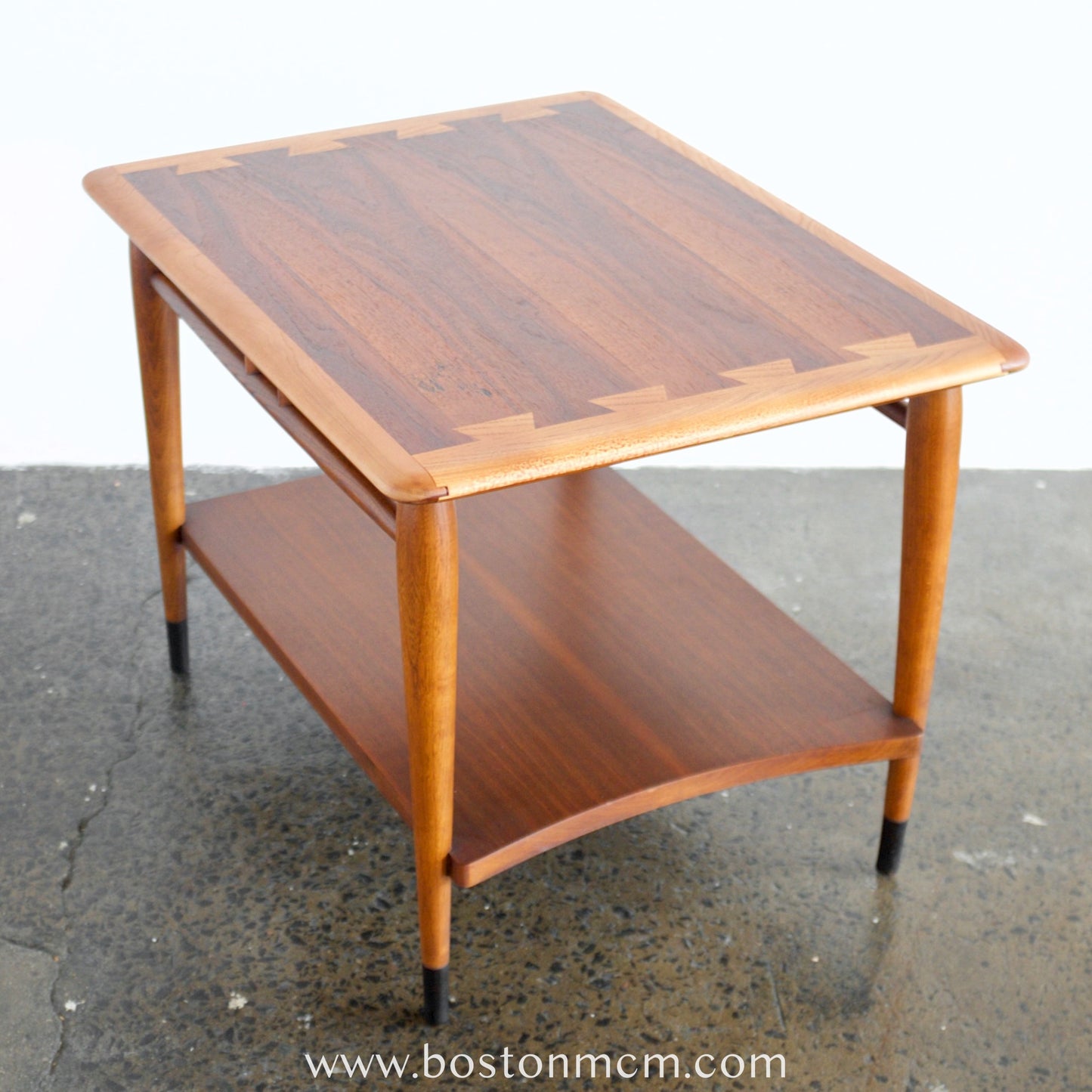 Lane Furniture "Acclaim" Walnut & Ash Side Table