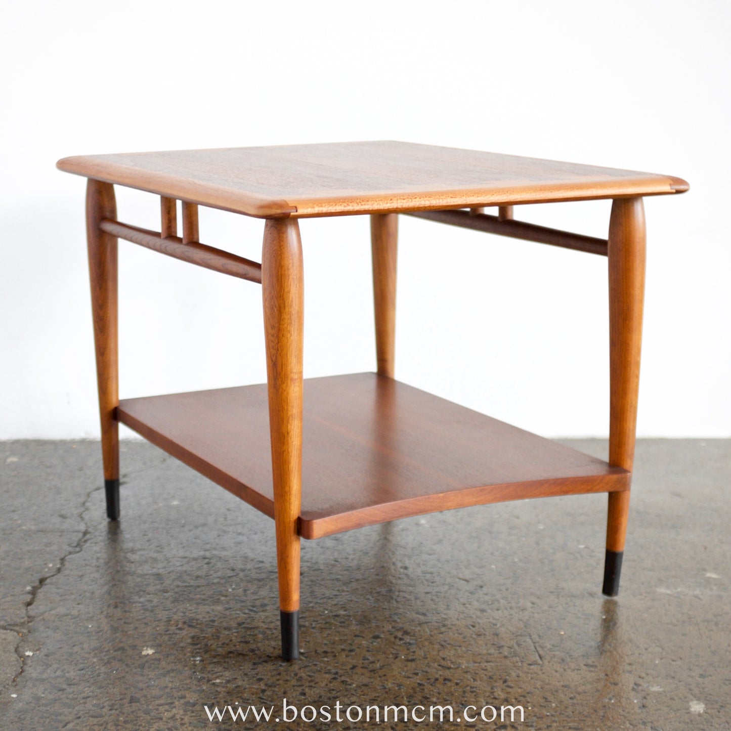 Lane Furniture "Acclaim" Walnut & Ash Side Table
