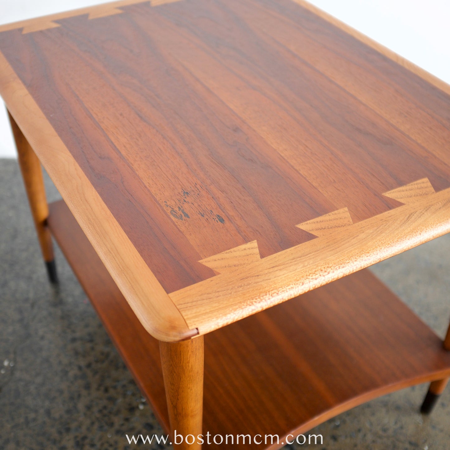 Lane Furniture "Acclaim" Walnut & Ash Side Table