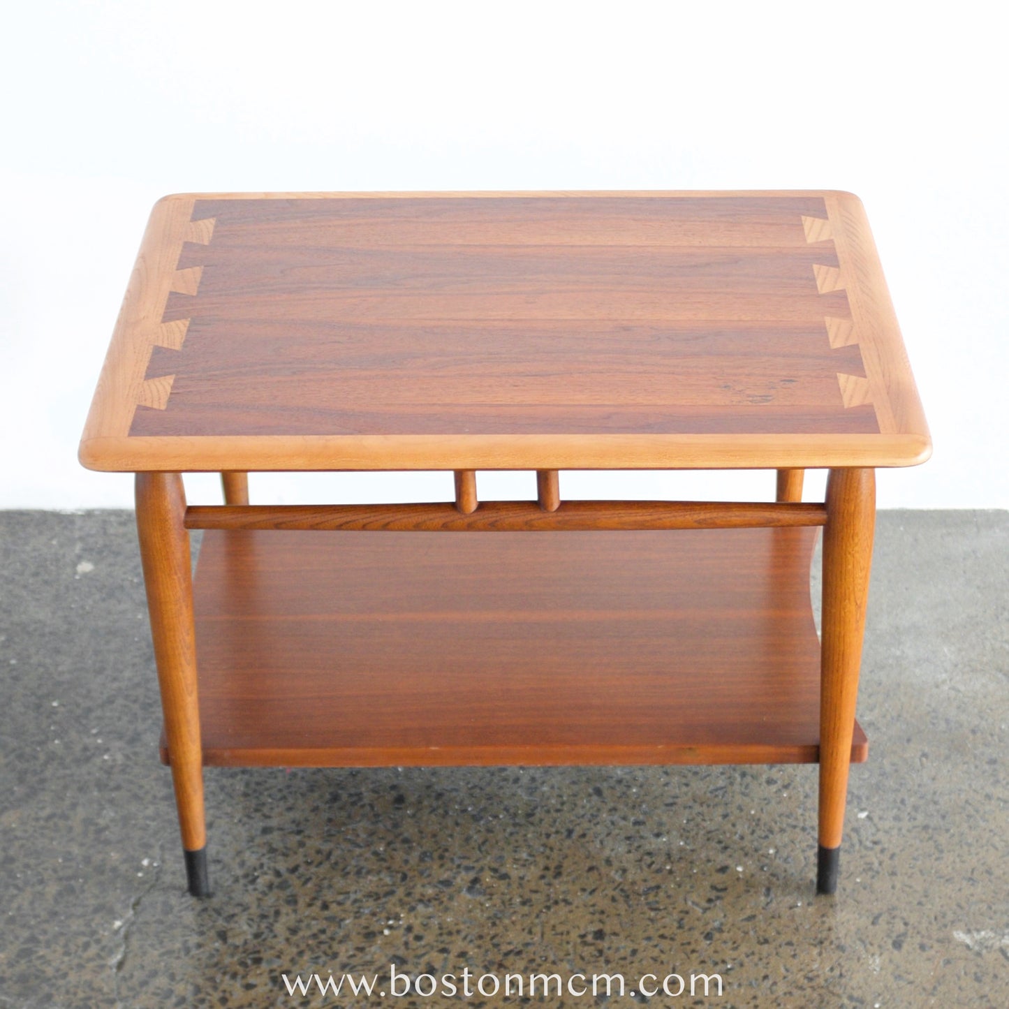 Lane Furniture "Acclaim" Walnut & Ash Side Table
